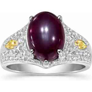 Ruby Red Stone Ring