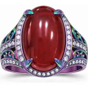 Royal Red Designer Ring
