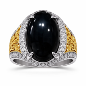 Black Onyx Stone Ring