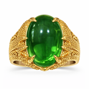Emerald Green Stone Ring