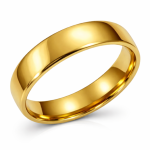 Classic Gold Polished Band Ring