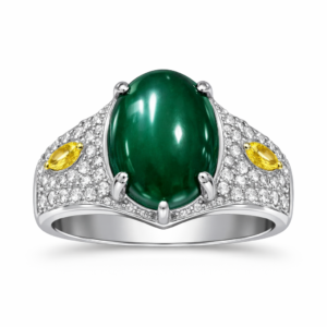 Emerald Green Stone Ring