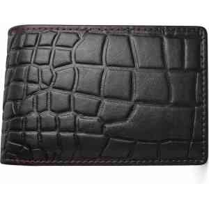 Textured Black Designer Wallet