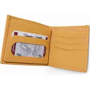 Premium Yellow Leather Wallet