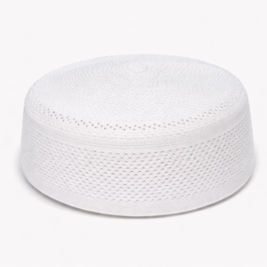 Classic White Prayer Cap (Kufi)
