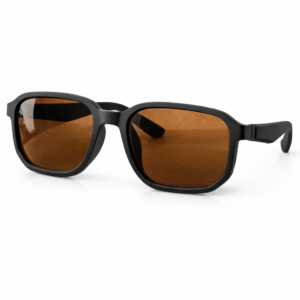 Classic Matte Black Square Sunglasses