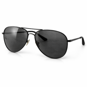 Black Aviator Style Sunglasses