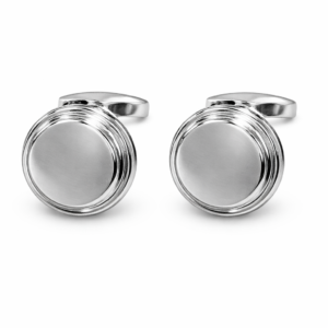 Classic Polished Silver Cufflinks