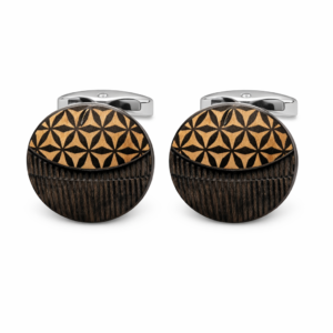 Wooden Texture Style Cufflinks