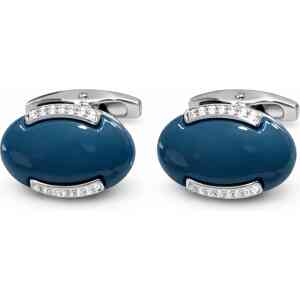 Blue Oval Stone Luxury Cufflinks