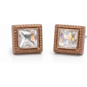 Vintage Square Crystal Cufflinks