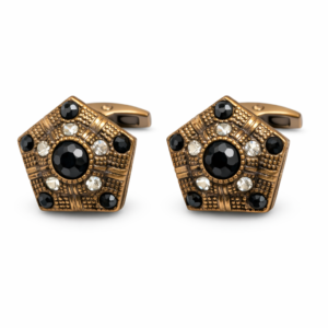 Vintage Crystal Designer Cufflinks