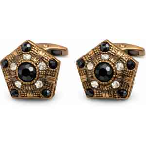 Vintage Crystal Designer Cufflinks