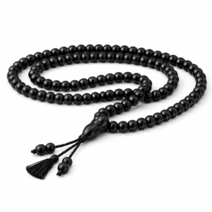 Elegant Black Bead Prayer Tasbeeh