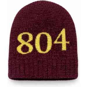 804 Maroon Knitted Beanie Cap
