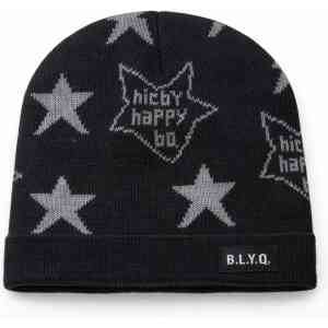 Black Star Pattern Winter Beanie Cap
