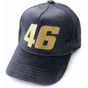 Grey Velvet 46 Cap with Gold Print