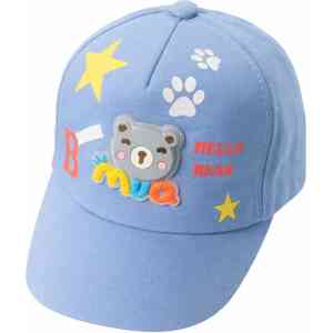 Hello Bear Kids Cartoon Baseball Cap