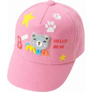 Hello Bear Kids Cartoon Baseball Cap