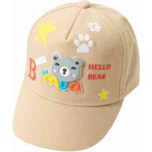 Hello Bear Kids Cartoon Baseball Cap
