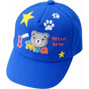 Hello Bear Kids Cartoon Baseball Cap