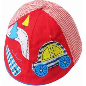 Kids Cartoon Car Printed Cap