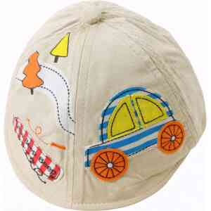 Kids Cartoon Car Printed Cap