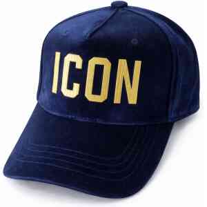Navy Blue ICON Cap with Gold Text