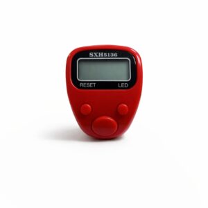 Red Classic Handheld Digital Tasbeeh Counter
