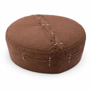 Brown Muslim Prayer Cap – Traditional Islamic Kufi Hat
