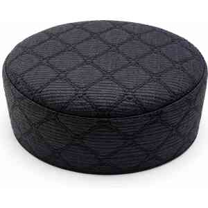 Black Diamond Pattern Muslim Prayer Cap – (Al Jannat)