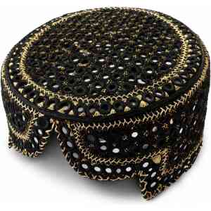 Premium Handmade Sindhi Cap – Traditional Embroidered Cultural Topi for Men