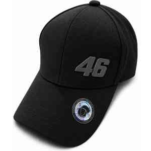 46 Black Sports Cap | Racing Style Hat