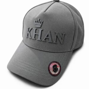 KHAN Crown Premium Cap – Grey