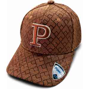 Men’s Chocolate Brown P Logo Premium Fashion Cap