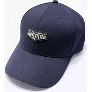 Premium Inspire Classic Baseball Cap – Navy Blue Adjustable Cotton Cap