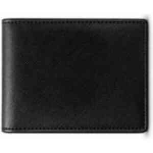 Classic Black Leather Wallet – Minimal Card & Cash Holder