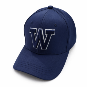 Men’s Royal Blue W Logo Premium Baseball Cap – Adjustable Casual Hat