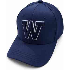 Men’s Royal Blue W Logo Premium Baseball Cap – Adjustable Casual Hat
