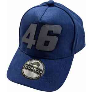 Premium Suede 46 Sports Cap – Navy Blue