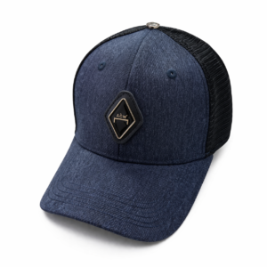 Men’s Navy Blue ACW Logo Mesh Trucker Cap – Premium Adjustable Hat