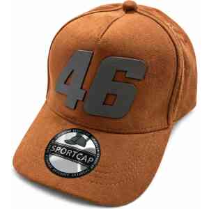 Premium Suede 46 Sports Cap – Camel Brown