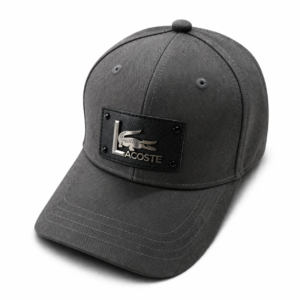 Men’s Dark Grey Lacoste Premium Baseball Cap