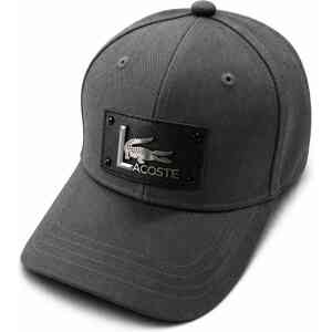 Men’s Dark Grey Lacoste Premium Baseball Cap