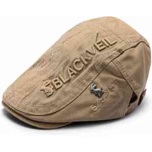 Premium Blackveil Jessie Flat Cap – Embroidered Ivy Gatsby Cap for Men