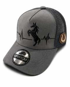 Premium Horse Heartbeat Trucker Cap – Adjustable Mesh Sports Cap