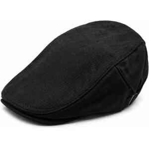 Premium Plain Jessie Flat Cap – Classic Gatsby Newsboy Cap for Men