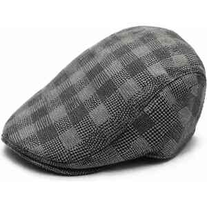 Premium Classic Check Jessie Flat Cap – Gatsby Newsboy Ivy Cap for Men
