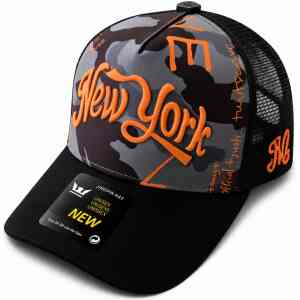 Premium New York Trucker Cap – Stylish Adjustable Mesh Baseball Cap