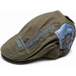 Premium Fashion Style Jessie Flat Cap – Embroidered Gatsby Ivy Cap for Men